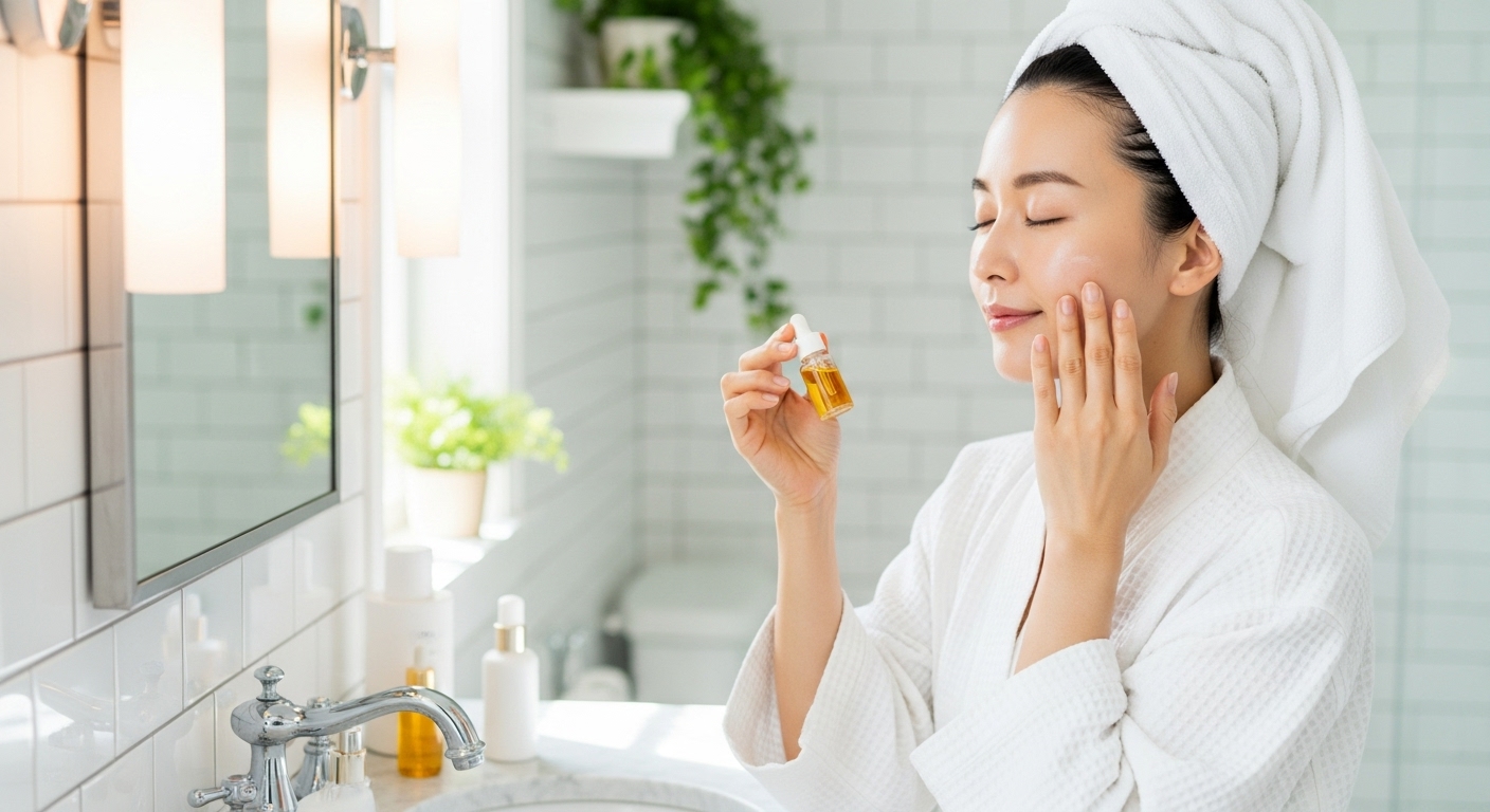 【浸透力が劇的に変わる】美容液の正しい使い方と効果的な塗り方や順番を伝授します！