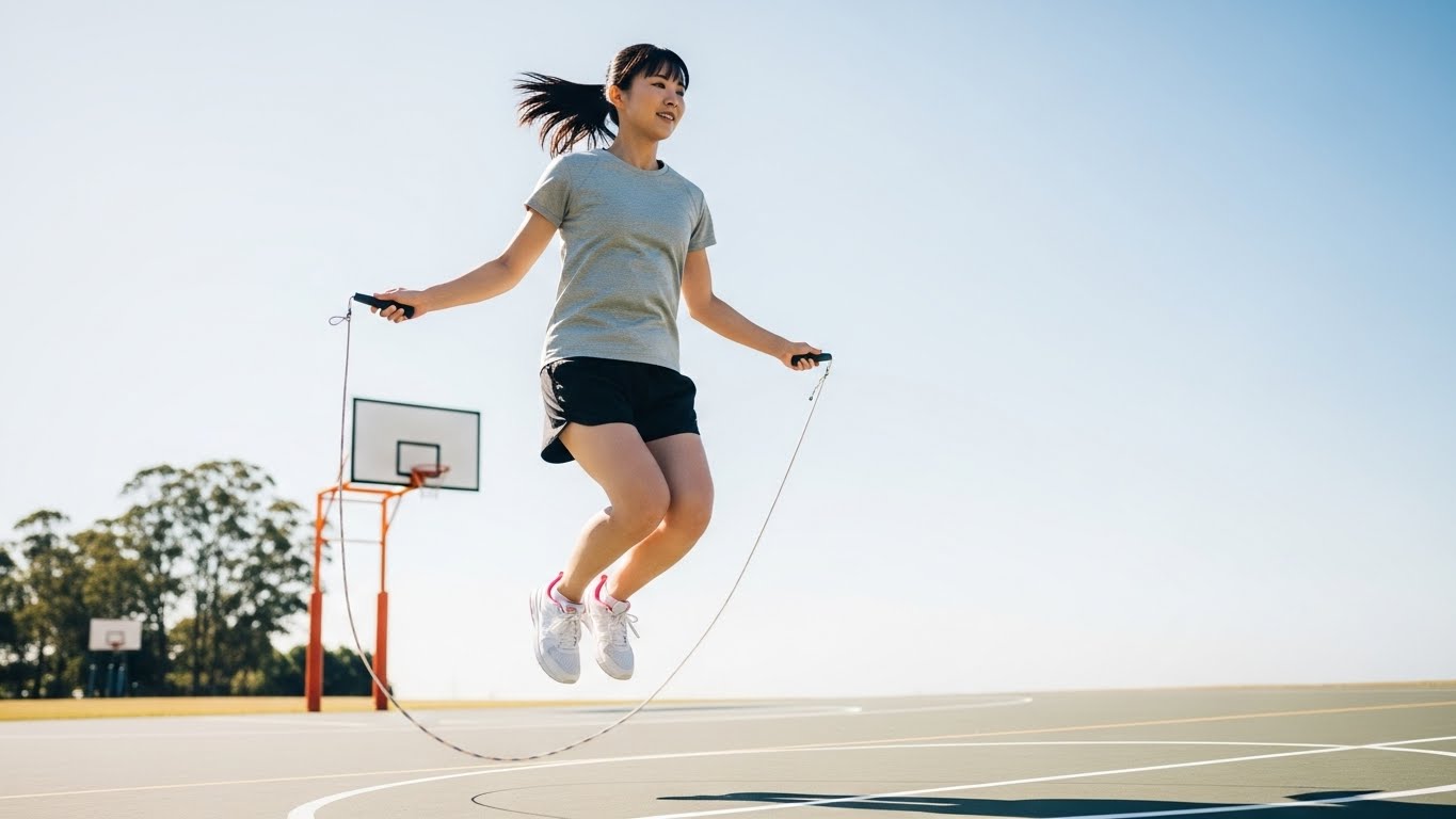 縄跳びダイエットの効果的なやり方と痩せない原因をご紹介！室内での騒音対策も！