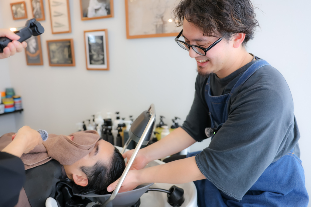 Men's hair Alwaysのスカルプケア